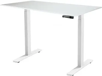 ErgoSmart Manual Desk Compact FR 1200х650х25 мм (ЛДСП альпийский белый/белый)