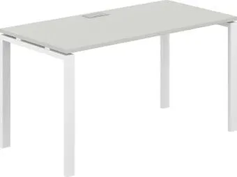 Norden 140х70х75 SG.205.SH.63.WH (белый/серый бархат)