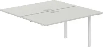 Norden 280х143.8х75 SG.215.SH.63.WH (белый/серый бархат)