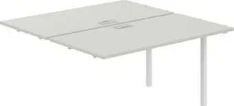 Norden 280х143.8х75 SG.215.SH.44.WH (белый/серый бархат)