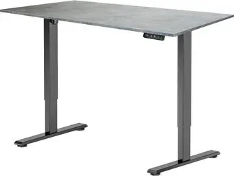 ErgoSmart Electric Desk Prime 1380х800х18 мм (бетон чикаго/черный)