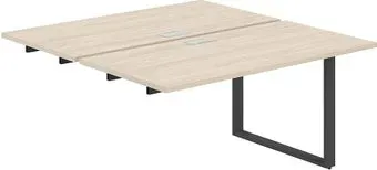 Norden Приставка 280x143.8x75 AG.125.AR.L.72.AN (антрацит/серебро/акация равелло)