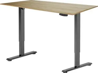 ErgoSmart Electric Desk Light 1200х650х18 мм (дуб натуральный/черный)