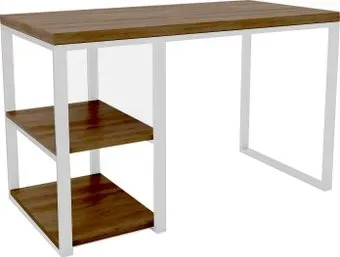 Hype Mebel Дэск-2 120x60 (белый/дуб галифакс олово)
