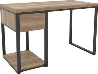 Hype Mebel Дэск 120x60 (черный/дуб галифакс натуральный)