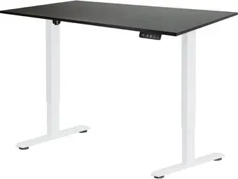 ErgoSmart Electric Desk Prime 1380х800х18 мм (эвкалипт темно-коричневый/белый)