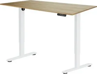 ErgoSmart Electric Desk Prime 1200х650х18 мм (дуб натуральный/белый)
