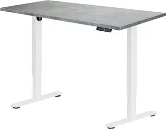 ErgoSmart Electric Desk Prime 1360х800х36 мм (бетон чикаго/белый)
