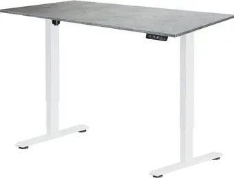 ErgoSmart Electric Desk Prime 1200х650х18 мм (бетон чикаго/белый)