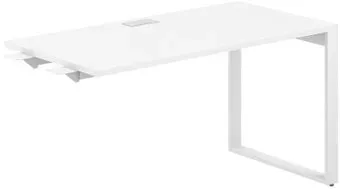Norden 140x70x75 AG.115.WH.L.72.WH (белый/серебристый/белый)