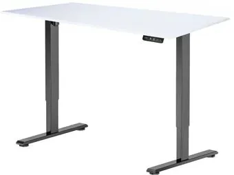 ErgoSmart Electric Desk Prime 1200х650х18 мм (альпийский белый/черный)