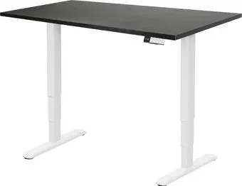ErgoSmart Unique Ergo Desk 1360x800x36мм (эвкалипт темно-коричневый/белый)
