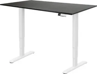 ErgoSmart Unique Ergo Desk 1380x800x18мм (эвкалипт темно-коричневый/белый)
