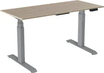 WellDesk с электроприводом Bosch двухмоторный 18мм (ясень шимо, серый)