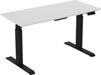 WellDesk с электроприводом Bosch двухмоторный 18мм (альпийский, черный)