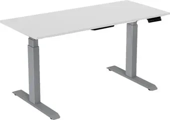 WellDesk с электроприводом Bosch двухмоторный 28мм (пепел 621, серый)