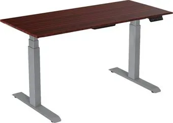 WellDesk с электроприводом Bosch двухмоторный 28мм (дуб стирлинг, серый)