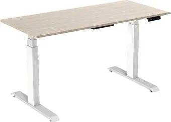WellDesk с электроприводом Bosch двухмоторный 28мм (ясень шимо, белый)