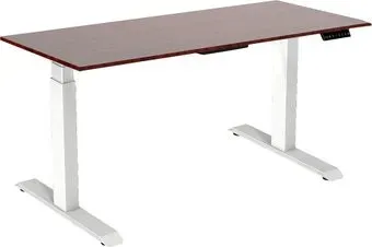 WellDesk с электроприводом Bosch двухмоторный 28мм (дуб стирлинг, белый)