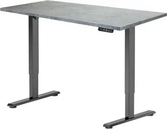ErgoSmart Electric Desk Prime 1380х800х25 мм (бетон чикаго/черный)