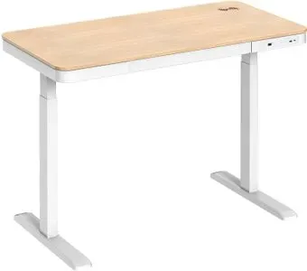 ErgoSmart Charged Desk (натуральное дерево/белый)