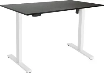 ErgoSmart Electric Desk Slim 1200х650х18мм (дуб темно-коричневый/белый)