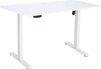 ErgoSmart Electric Desk Slim 1380х800х25 мм (альпийский белый/белый)