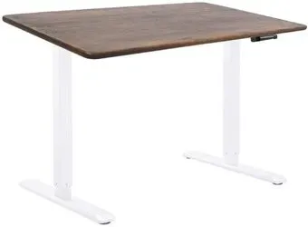 ErgoSmart Wooden Manual DESKFIT DF100 1200х600х27 мм (прямой край, дуб мореный/белый)