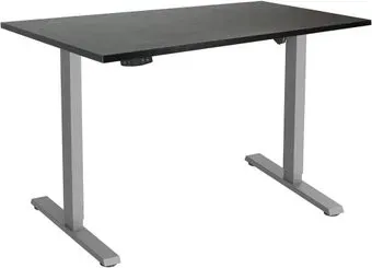 ErgoSmart Electric Desk Slim 1380х800х25 мм (эвкалипт темно-коричневый/серый)