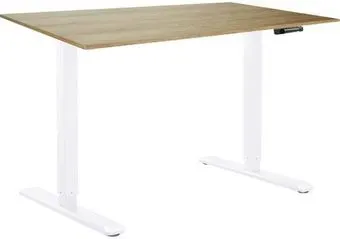 ErgoSmart Manual DESKFIT DF100 1380х800х18 мм (дуб натуральный/белый)