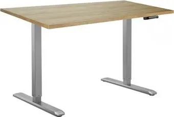 ErgoSmart Manual DESKFIT DF100 1380х800х25 мм (дуб натуральный/серый)