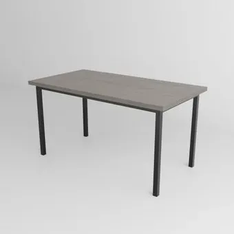 TMB Loft Дарен разборный 1300x700 18 мм (дуб давос трюфель/черный)