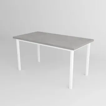 TMB Loft Дарен разборный 1300x600 18 мм (бетон чикаго светло-серый/белый)