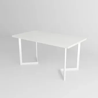 TMB Loft Броуден разборный 1300x700 18 мм (белый премиум/белый)