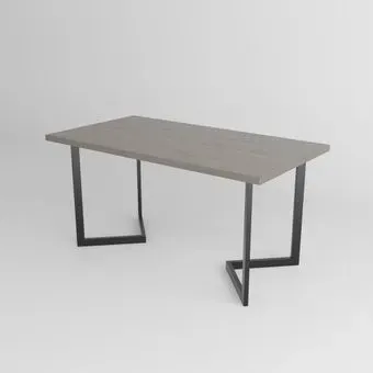 TMB Loft Броуден разборный 1200x600 18 мм (дуб давос трюфель/черный)