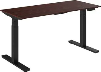 WellDesk WDЕ Flagman 1395x800х28 (черный/дуб стирлинг)