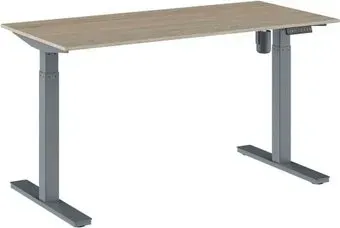WellDesk WDЕ Evolution 1395x800х18 (серый/ясень шимо)