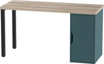 Mio Tesoro Ингар 2/DV/T (дуб беленый/серый/бирюзовый/черный)