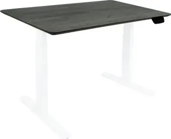 ErgoSmart Wooden Ergo Desk Prime 1300х750х27 мм (скошенный край, дуб галифакс/белый)