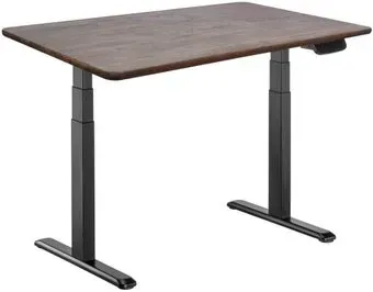 ErgoSmart Wooden Ergo Desk Prime 1300х750х27 мм (прямой край, дуб галифакс/черный)