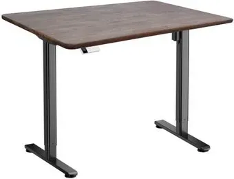 ErgoSmart Wooden Electric Desk Slim 1300х750х27 мм (прямой край, дуб галифакс/черный)