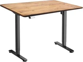 ErgoSmart Wooden Electric Desk Slim 1300х750х27 мм (прямой край, дуб натуральный/черный)