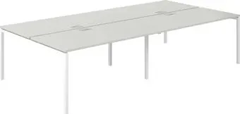 Norden 320х163.8х75 SG.259.SH.44.WH (белый/серый бархат)