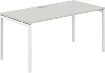 Norden 160х80х75 SG.209.SH.44.WH (белый/серый бархат)