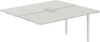 Norden 320х143.8х75 SG.216.SH.44.WH (белый/серый бархат)