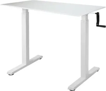 ErgoSmart Manual Desk Compact 1200x650x25 мм (альпийский белый/белый)
