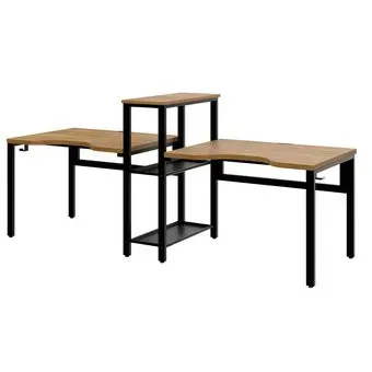 Millwood Сплит с вырезом 2-хместный 254.6x80х110.8 (дуб золотой Craft/металл черный)