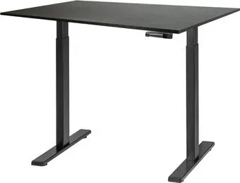 ErgoSmart Manual Desk Compact FR 1380х800х18 мм (эвкалипт темно-коричневый/черный)