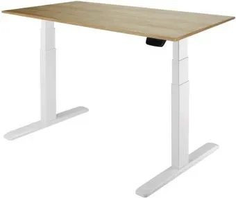 ErgoSmart Ergo Desk Prime 1200x650x18 мм (дуб натуральный/белый)