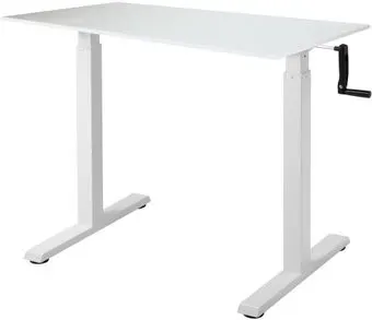 ErgoSmart Manual Desk Compact 1200x650x18 мм (альпийский белый/белый)